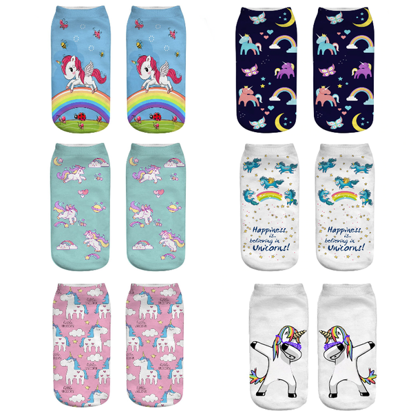 Unicorn Cotton Socks