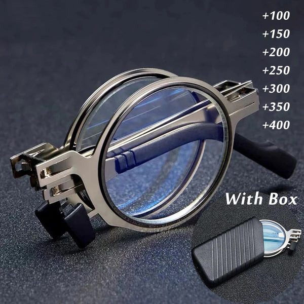 Ultra-Light Titanium Folding Reading Glasses