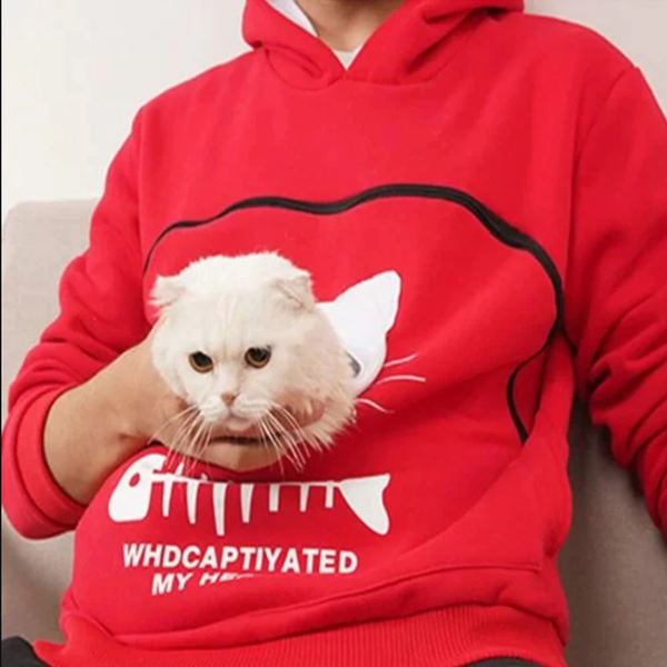 Cat Lovers Hoodie Cuddle Pouch